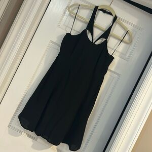 Black Halter Top special Occasion Dress-NWT-M